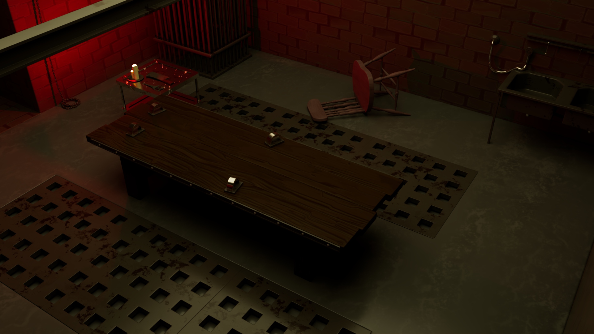 Pack escena cuarto de asesino